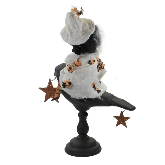 Dee Harvey 14.75 In Kallie's Crow Halloween Figurine , Lightweight Halloween Decor Halloween Witch Multicolored {2}