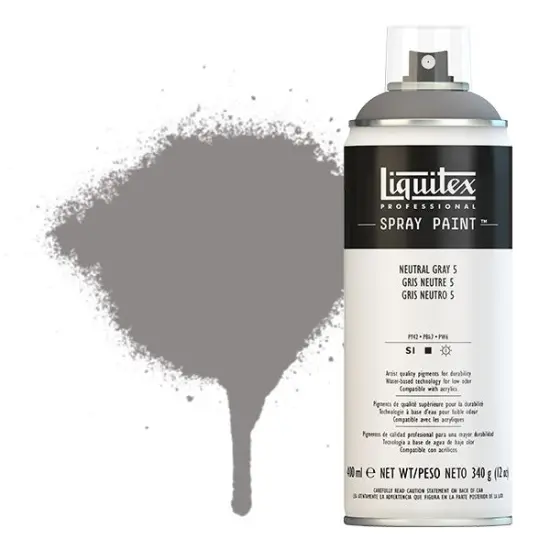 Liquitex Professional Spray Paint 400ml Can - Neutral Grey 5 {1}