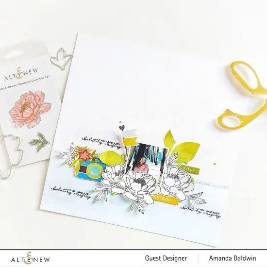 Build-A-Flower: Hawaiian Coral Layering Stamp & Die Set {4}