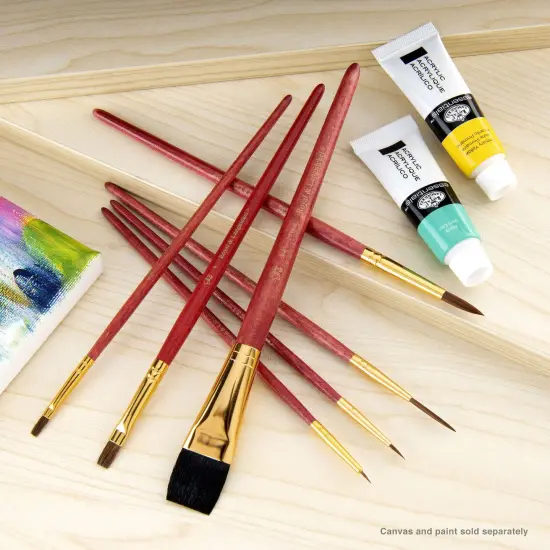 RSET-9151 | 7pc Camel Hair Variety Brush Set {3}