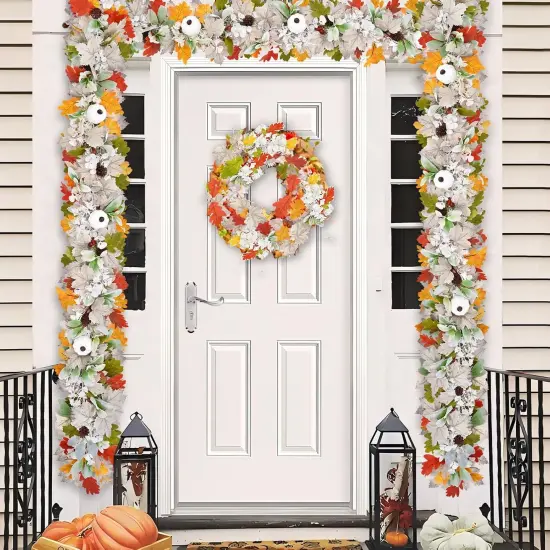 White Fall Garland - 5.9Ft {5}