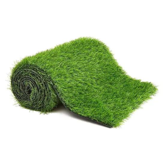 Artificial Grass Table Runner for Sports, Birthday Party Decorations, Wedding Banquet Table Setting, 14 x 108-Inches Green {1}