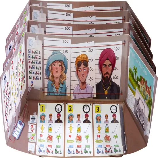 HABA The Key: Murder at The Oakdale Club, Detective Case Files Board Games for Kids Ages 8-12, Strategy Mystery Game for Family Night, Made in Germany Multicolor {5}