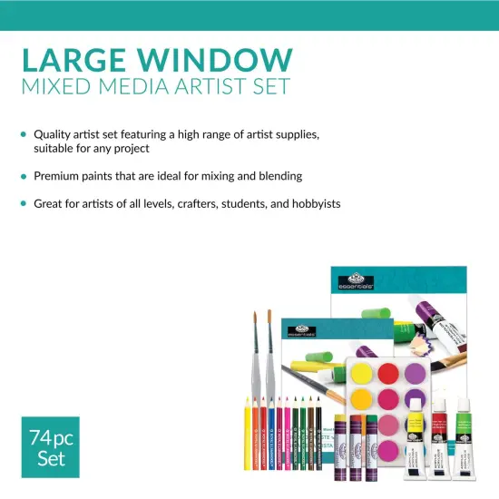 RSET-ART2820 | Mixed Media Art Set - 74pc {4}
