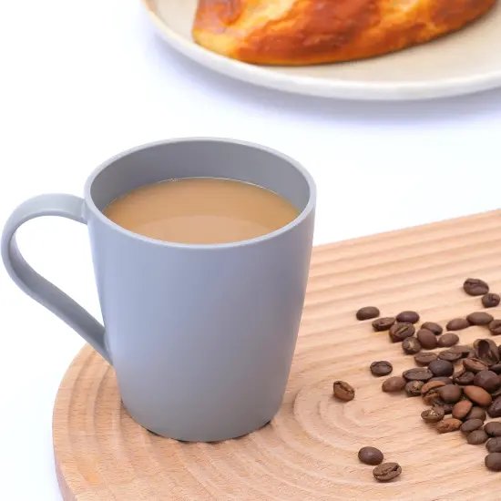 Coffee Mugs Set of 6, Plastic Coffee Cups Set, 12 Ounce Unbreakable Coffee Mug Plastic {2}