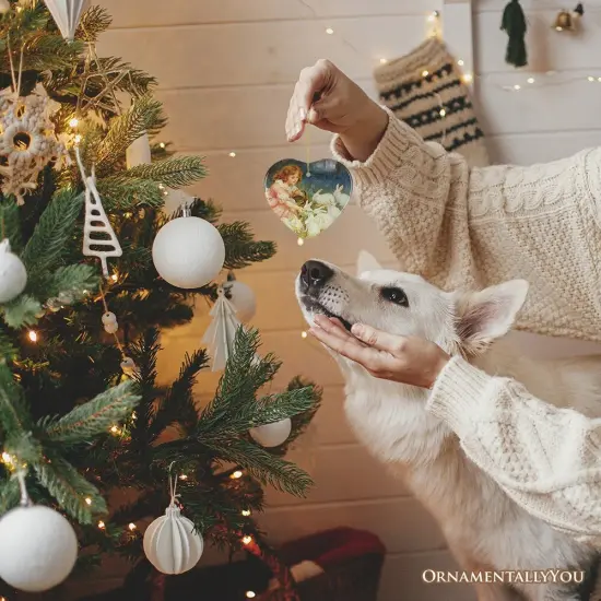 Alice Feeding the Rabbits Ornament, Vintage Adventures in Wonderland Christmas Decor {6}