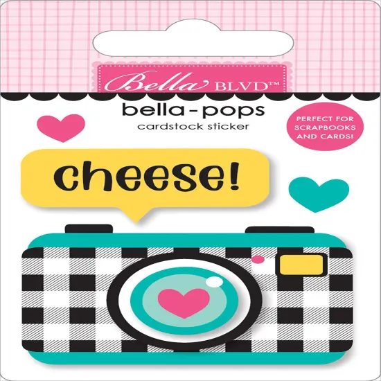 Teen Vibe Caitlyn Bella-Pops 3D Stickers-Smile {1}