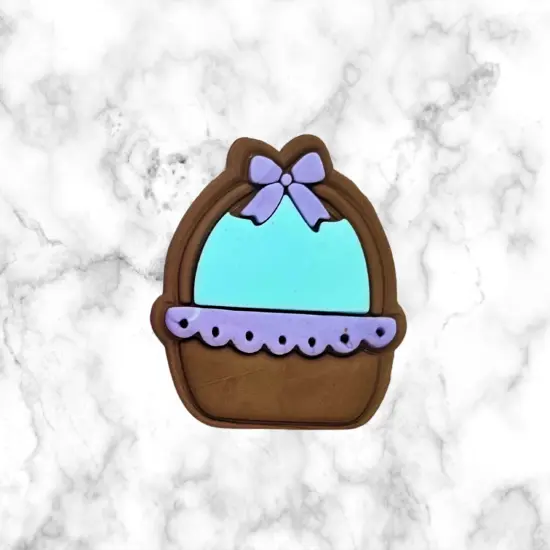 Easter Basket with Bow #2Cutter and Embosser {4}