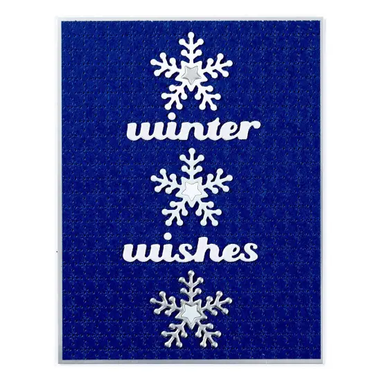 Spellbinders Etched Dies From Home For The Holidays-Starshine Background {4}