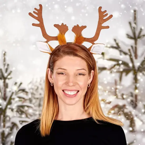 Reindeer Antlers Costume Headband | One Size {3}