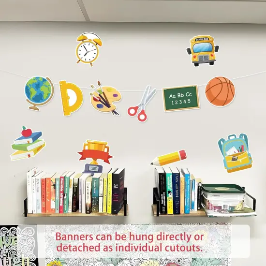 2 PCS Welcome Back to School Banner {4}