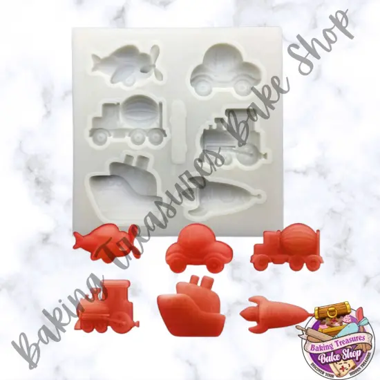 Cars and Truck Silicone Mold {1}