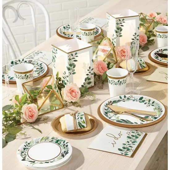 6 pc Bulk Eucalyptus Paper Table Covers {3}
