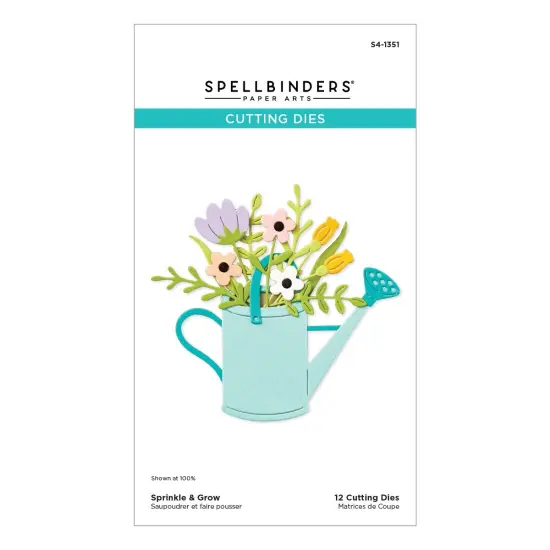 Spellbinders Etched Die From The Out And About Collection-Sprinkle & Grow {1}