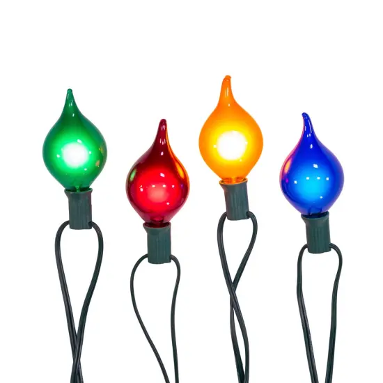 Kurt Adler UL 10-Light G45 Multicolor Teardrop Light Set {2}