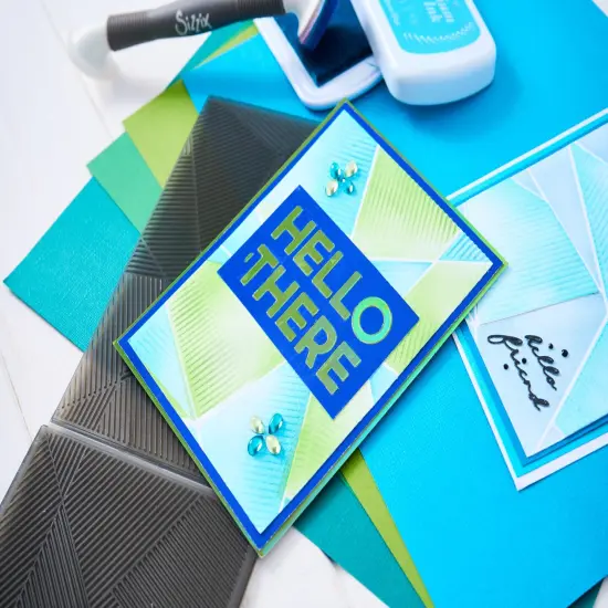 Sizzix 3D Textured Impressions Emboss Folder By Stacey Park-Down The Line, Cosmopolitan {6}