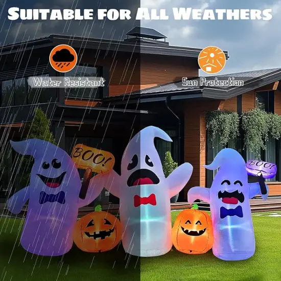 Pumpkin Built-in LED Lights for Halloween Party Yard Garden Lawn Decorations {5}