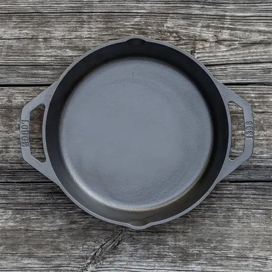 Lodge Round Cast Iron Pan Seasoned - 12" {4}