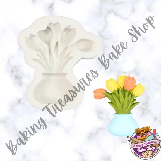 Flower Pot Silicone mold {1}