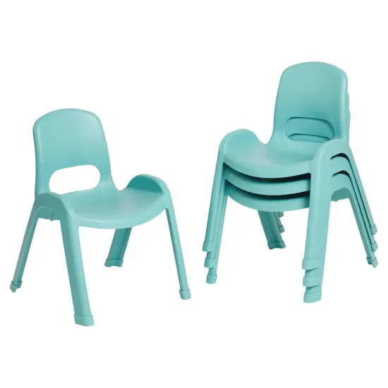 SitRight Chair, Classroom Seating, 4-Pack Seafoam {1}