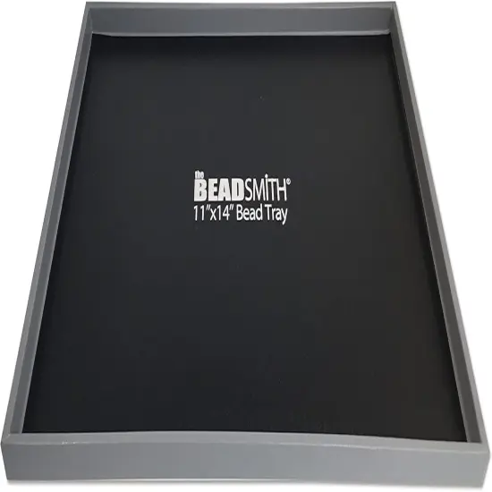 The Beadsmith Bead Mat Tray &ndash; Lightweight Tray for Holding Bead Mats, 11.5&rdquo; x 14.5&rdquo; x 0.5&rdquo;, Portable {1}