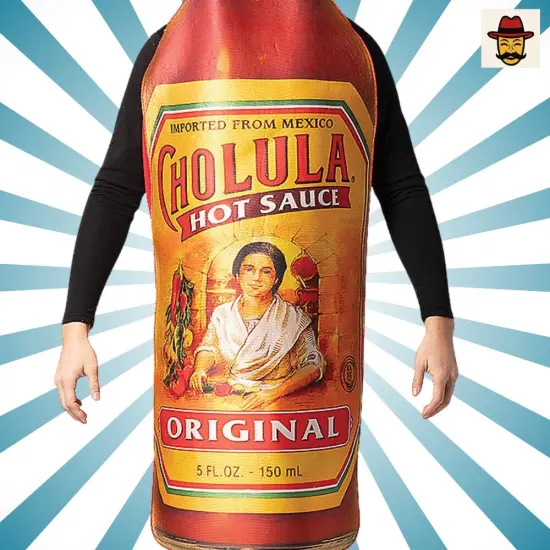 Hot Sauce Costume Funny Spicy Bottle Tunic For Halloween Party Wear {4}