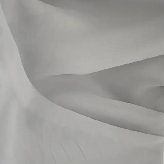 1 Yard Silver Chiffon Fabric 58/60" Wide Lightweight Sheer Polyester {1}