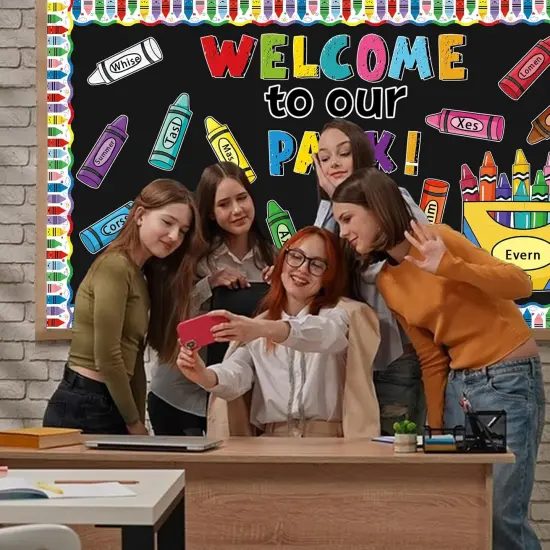 87Pcs Classroom Bulletin Board Decorations Set {5}