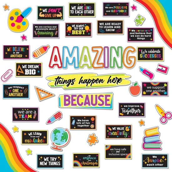 Amazing Things Happen Here Bulletin Board Set {1}