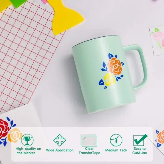 Transfer Tape for Vinyl- 5.5" x 50 FT {3}