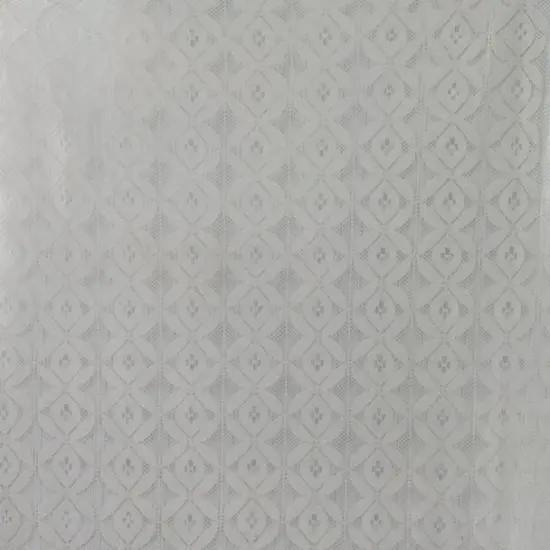 1 Yard Elegant Off-White Lace Fabric, 57/58" Wide, Cotton-Poly Blend for Apparel & Crafts {3}