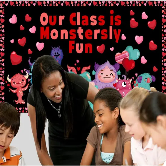 Monstersly Valentines Day Bulletin Board Kit {2}