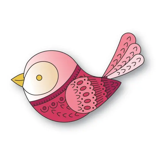 Poppystamps Dies-Nordic Love Bird {3}