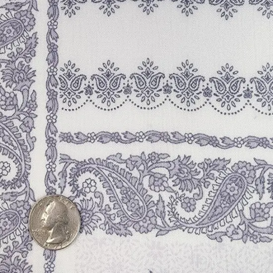 1 Yard Ivory Slate Rayon Crinkle Fabric for Blouses Dresses, Skirts Lightweight 50/52 Inch Width {2}