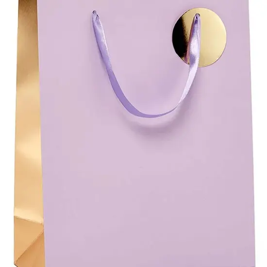 Two-Tone Euro Totes for Luxurious Packaging 10 1/4'' x 4 3/4'' x 12 5/8'' Iris {5}