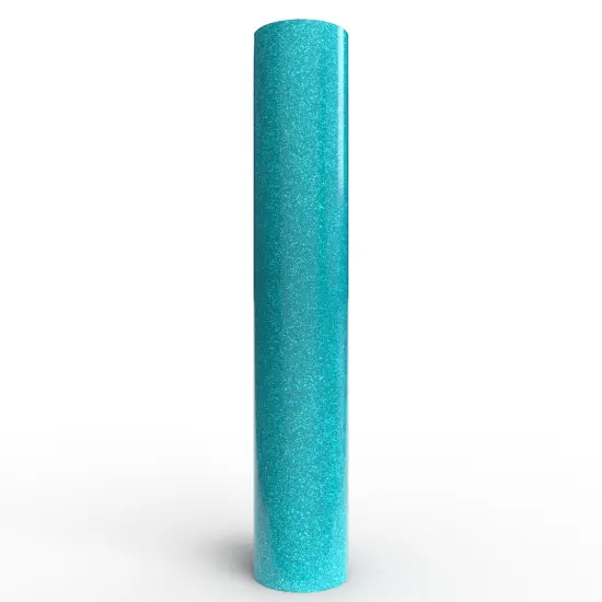 Siser&reg; EasyPSV&reg; Glitter Permanent Adhesive Vinyl by Avery Dennison&reg;, 12" x 60" Sparkling Aqua {1}