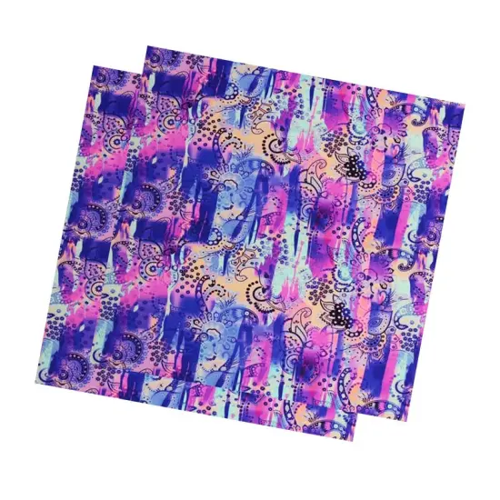 Wanderlust Paisley Printed Spandex {4}