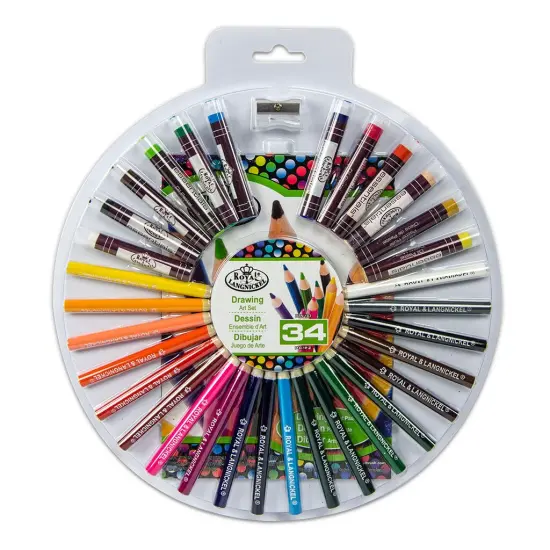 RTN-183 | Drawing Color Wheel Art Set - 34pc {1}