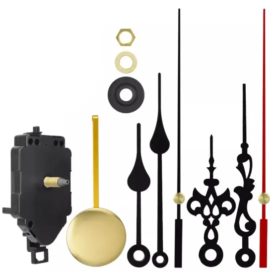 Silent Quartz Pendulum Clock Mechanism &ndash; Wall Clock Movement Repair Kit &ndash; DIY Replacement Parts for Swing Clock {4}