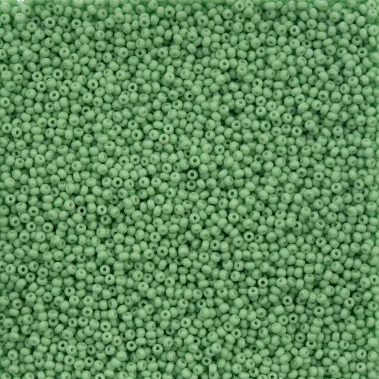 John Bead 11/0 Opaque Dyed Solgel Czech Glass Seed Beads, 250g Dark Green {1}