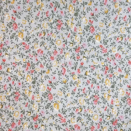 1 Yard Rayon Crinkle Gray Orange Fabric for Apparel & Costume Sewing 50/52" Width {4}