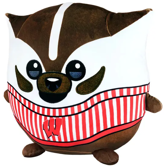 Sleep Squad Wisconsin Badgers Bucky Badger 12" Mascot Kiri Cloud Plushie {3}