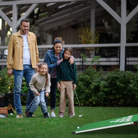 Swing Sports Golf Pong Game - Indoor or Outdoor Portable Golf Pong Chipping Game {5}