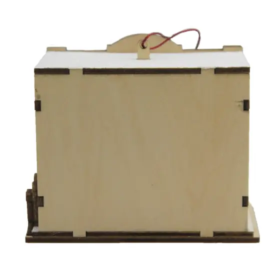 Ginger Cottages 3.75 In Polar Precinct Tree Ornament , Christmas Ornament Beige {2}