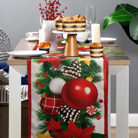 8 Pcs Fall Holiday Seasonal Table Runner {2}