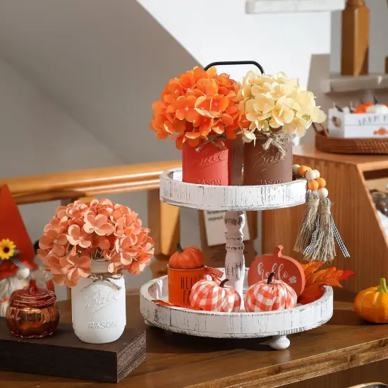 Fall Mason Jar Centerpiece for Table {2}