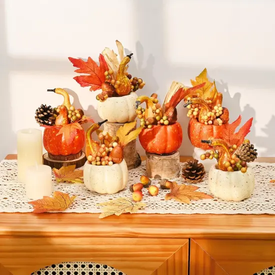 Artificial Pumpkins for Decorating {4}