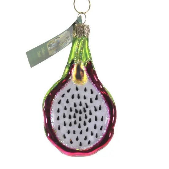 Old World Christmas 3.75 In Dragon Fruit Tree Ornament , Cactus Honolulu Queen Multicolored {1}