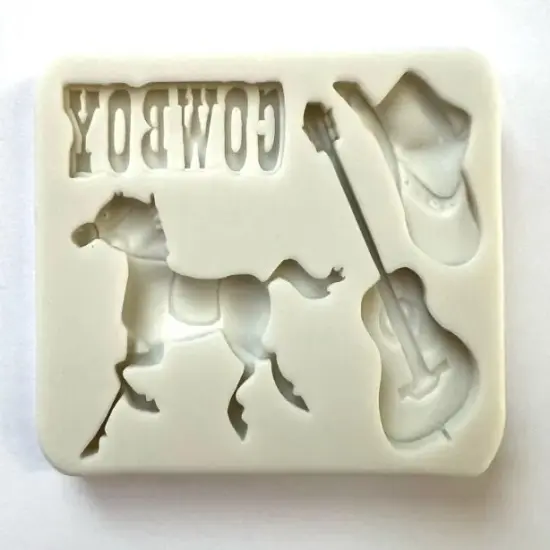 Cowboy Themed Silicone Mold {1}