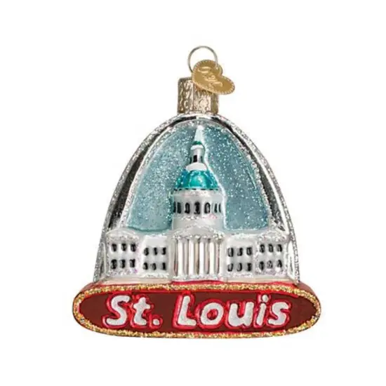 Old World Christmas 3.0 Inch St.Louis Arch Christmas Tree Ornament , Ornament Tallest Monument Multicolored {2}